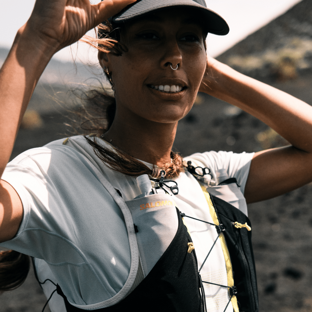 Frau und Mann mit Salomon S/LAB GENESIS