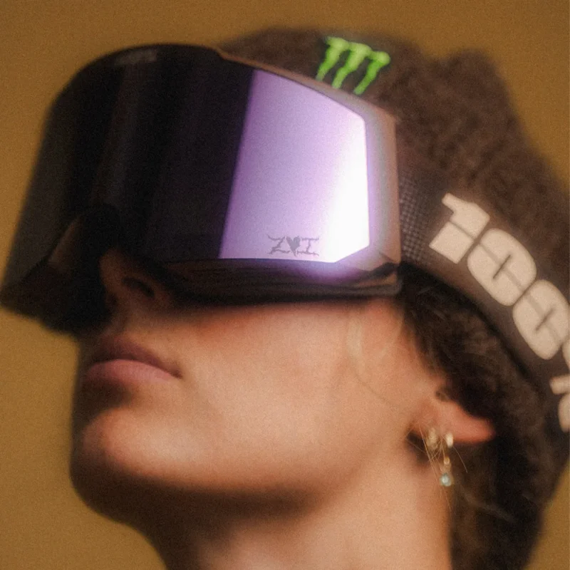 100-100-snowcraft-s-hiper-goggle-zoi-signature-mirror-lavende-braun-4 100% SNOWCRAFT S HiPER Goggle Zoi Signature - Mirror Lavende
