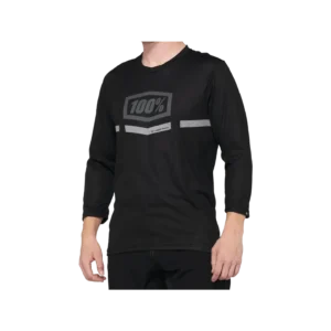 3/4 Jersey Airmatic schwarz