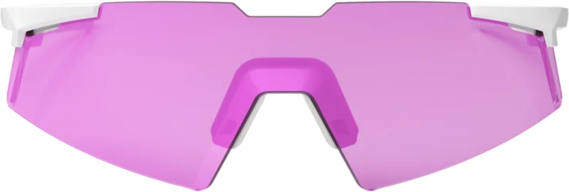 A2 Aspire Matte White - HiPER Pink Lavender Lens