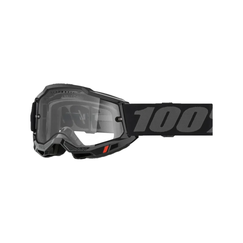 Accuri 2 Enduro MTB Goggle Black - Clear Lens