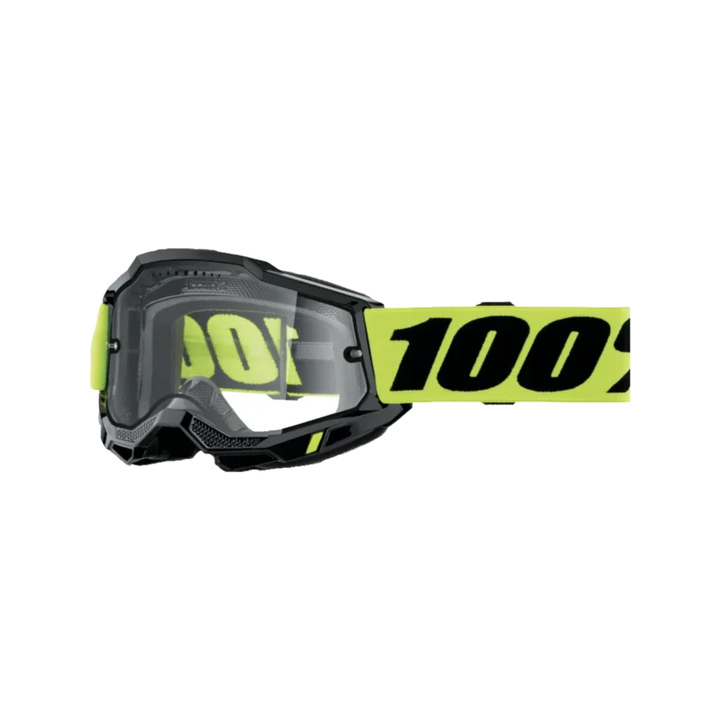 Accuri 2 Enduro MTB Goggle Neon Yellow - Clear Lens