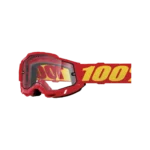 Accuri 2 Enduro MTB Goggle Red - Clear Lens