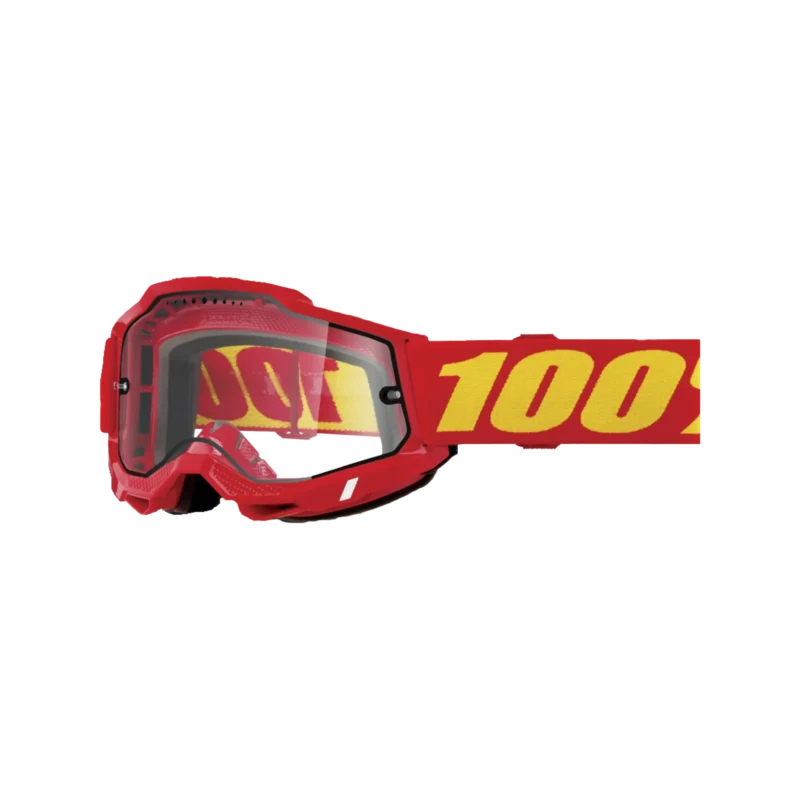 Accuri 2 Enduro MTB Goggle Red - Clear Lens