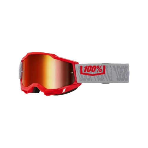 100-accuri-2-goggle-gatorback-red-mirror-lens-rot-grau-1 ACCURI 2 Goggle Gatorback - Red Mirror Lens