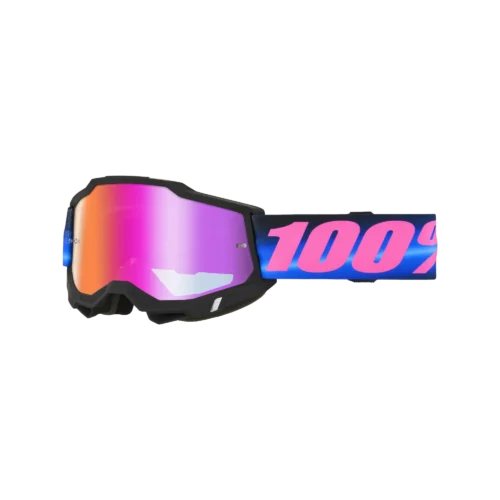 100-accuri-2-goggle-superdome-dark-red-mirror-lens-pink-blau-schwarz-1 ACCURI 2 Goggle Superdome - Dark Red Mirror Lens