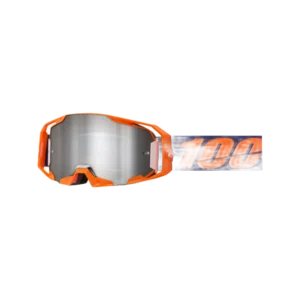 ARmatic Goggle Neon Orange - Mirror Silver Flash Lens