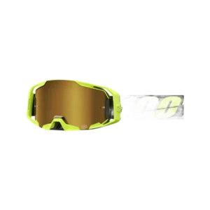 ARmatic Goggle Neon Yellow - Mirror True Gold Lens