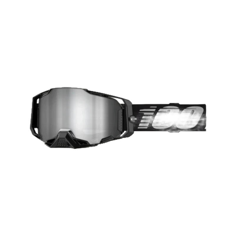 Armega Goggle Black - Mirror Silver Lens