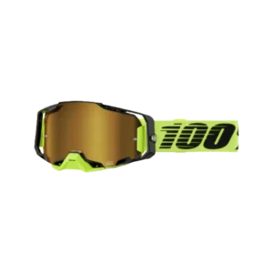 Armega Goggle Neon Yellow - Mirror Gold Lens