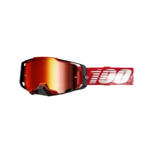 Armega Goggle Red - Mirror Red Lens