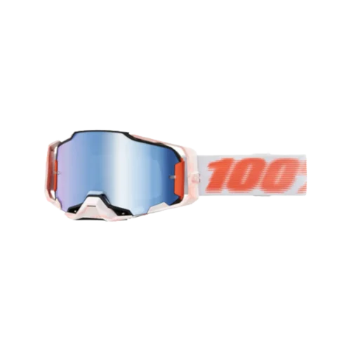 100-armega-goggle-tubular-mirror-blue-lens-weiss-orange-blau-1 Armega Goggle Tubular - Mirror Blue Lens