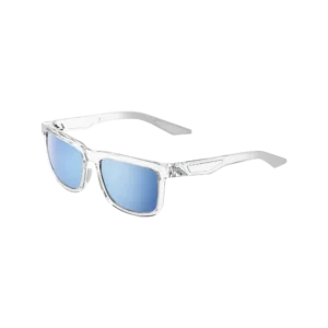 Brille Blake Polished Crystal Haze-HiPER Blue Multilayer Mirror Lens