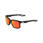 Brille Centric Soft Tact Crystal Black-HiPER Red Multilayer Mirror Lens