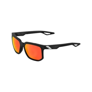 Brille Centric Soft Tact Crystal Black-HiPER Red Multilayer Mirror Lens