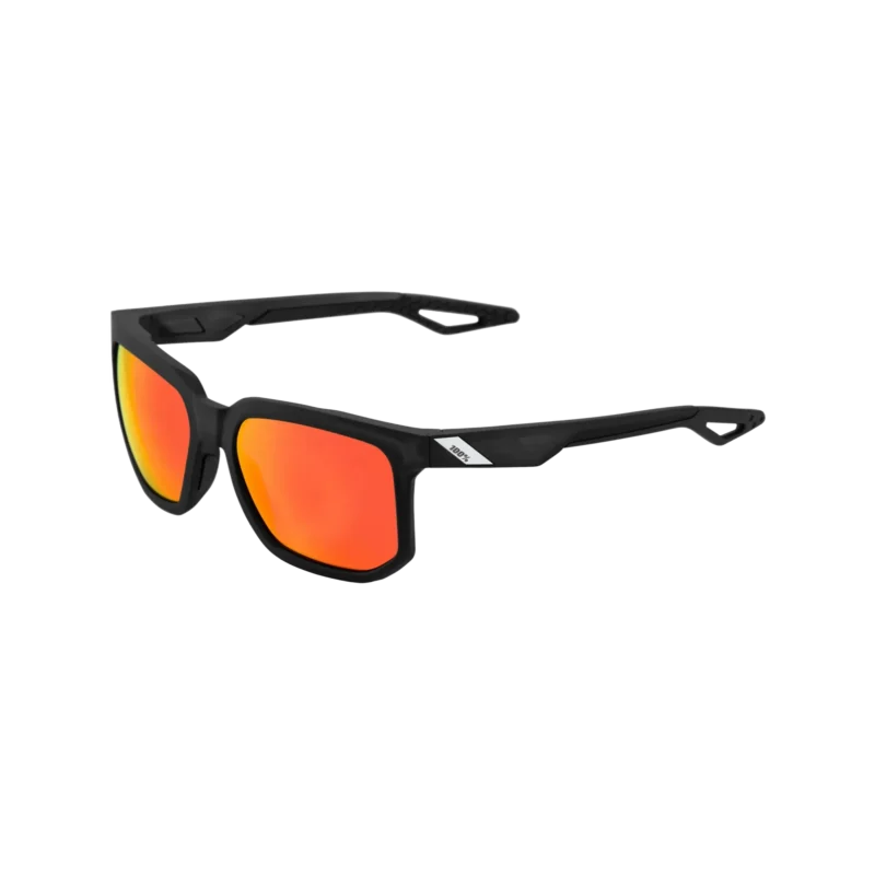 Brille Centric Soft Tact Crystal Black-HiPER Red Multilayer Mirror Lens