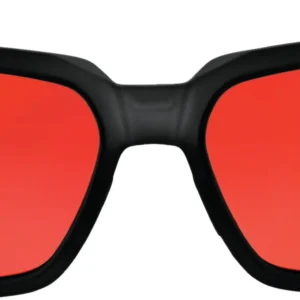 Brille Centric Soft Tact Crystal Black-HiPER Red Multilayer Mirror Lens