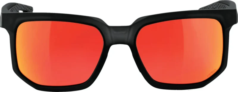 Brille Centric Soft Tact Crystal Black-HiPER Red Multilayer Mirror Lens