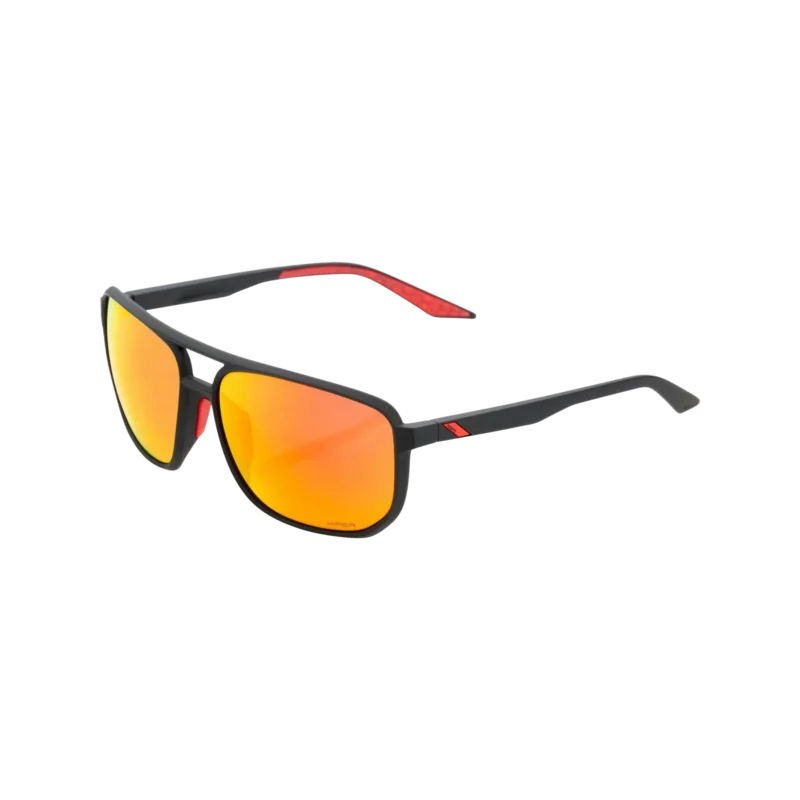 Brille Konnor Soft Tact Black-HiPER Red Multilayer Mirror Lens