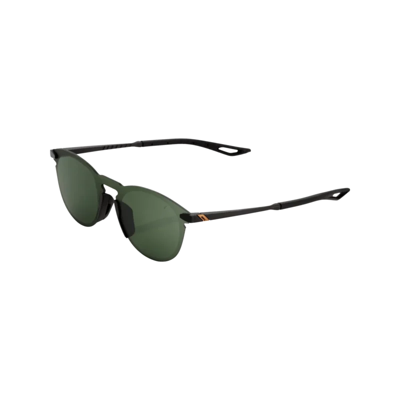 Brille Legere Round Matte Black-Grey Green Lens