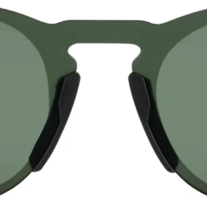 Brille Legere Round Matte Black-Grey Green Lens