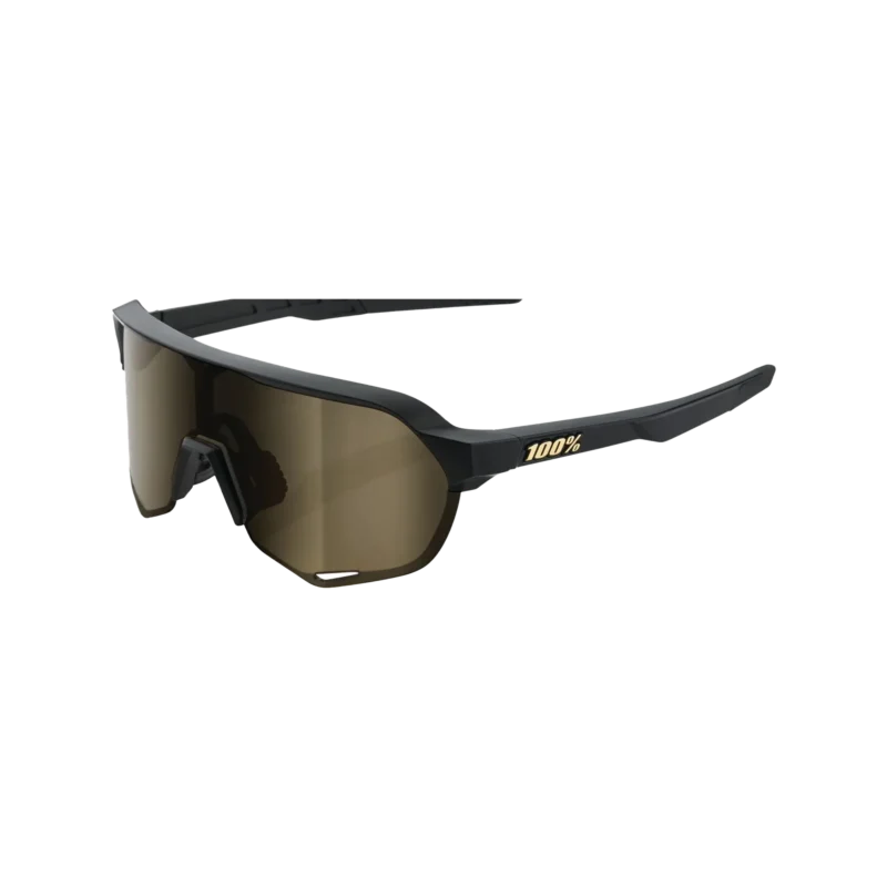 Brille S2 Matte Black-Soft Gold Mirror Lens