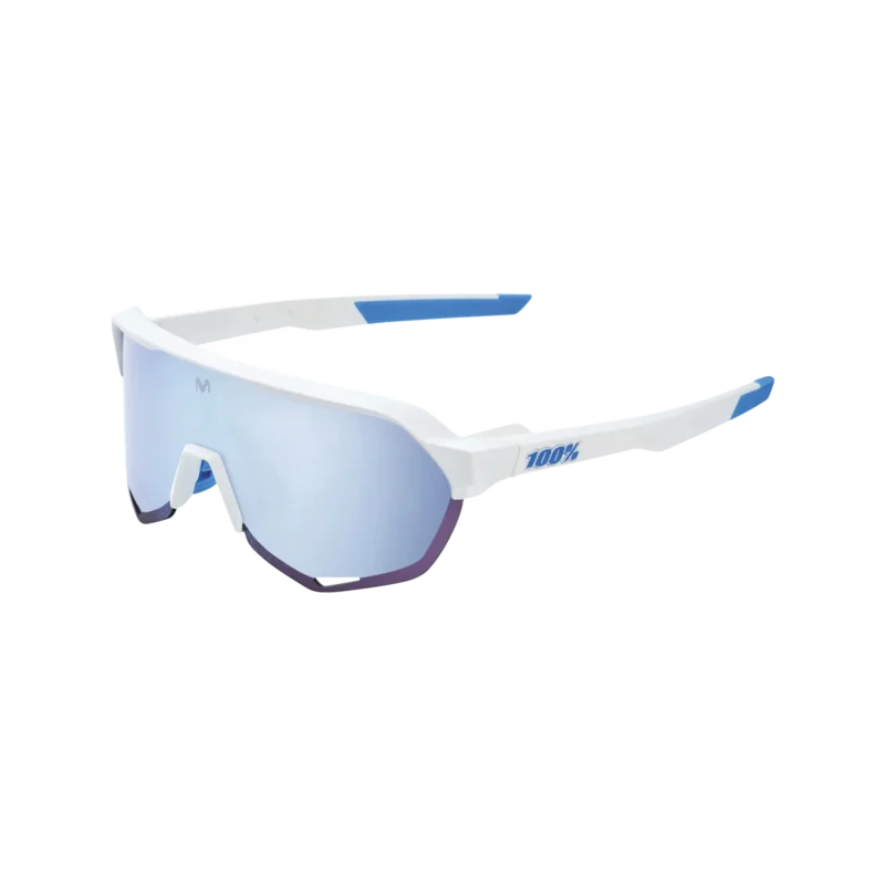 Brille S2 Movistar Team White-HiPER Blue Multilayer Mirror Lens