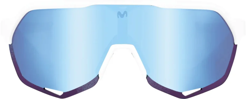 Brille S2 Movistar Team White-HiPER Blue Multilayer Mirror Lens