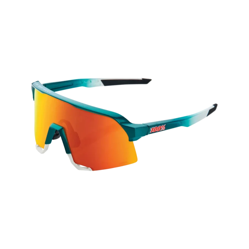 Brille S3 Gloss Metallic Bora-Matte White-HiPER Red Mirror Lens