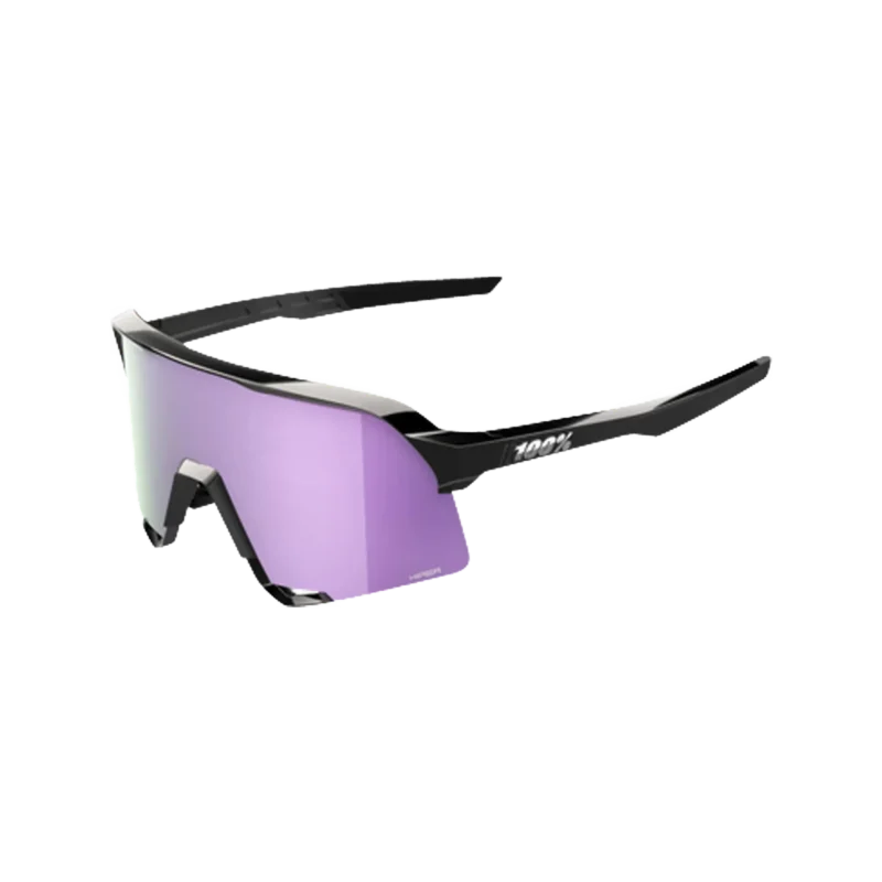 Brille S3 - Polished Black - HiPER Polarized Lavender Mirror
