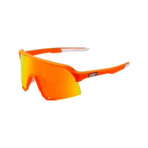 Brille S3 Soft Tact Neon Orange-HiPER Red Multilayer Mirror Lens