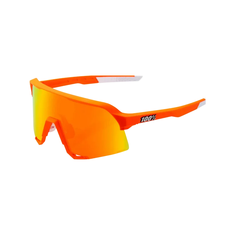 Brille S3 Soft Tact Neon Orange-HiPER Red Multilayer Mirror Lens