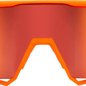Brille S3 Soft Tact Neon Orange-HiPER Red Multilayer Mirror Lens