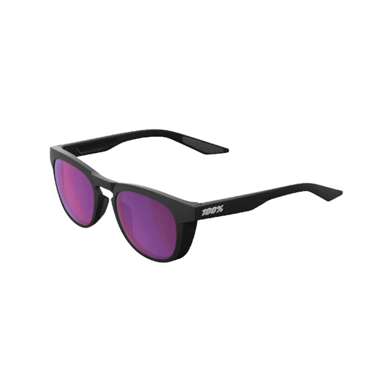 Brille Slent Matte Black Purple Multilayer Mirror Lens
