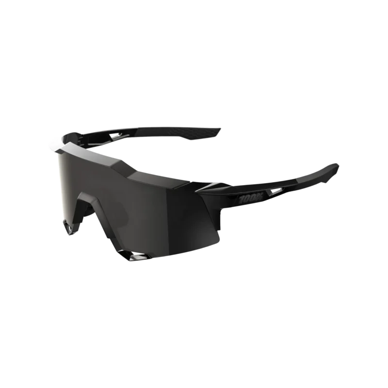 Brille Speedcraft Matte Black Gloss Black - Black Mirror Lens