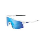 Brille Speedcraft Matte White-HiPER Blue Multilayer Mirror Lens