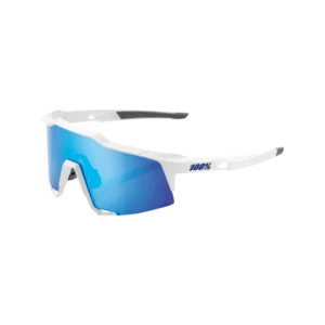 Brille Speedcraft Matte White-HiPER Blue Multilayer Mirror Lens