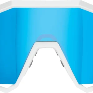 Brille Speedcraft Matte White-HiPER Blue Multilayer Mirror Lens