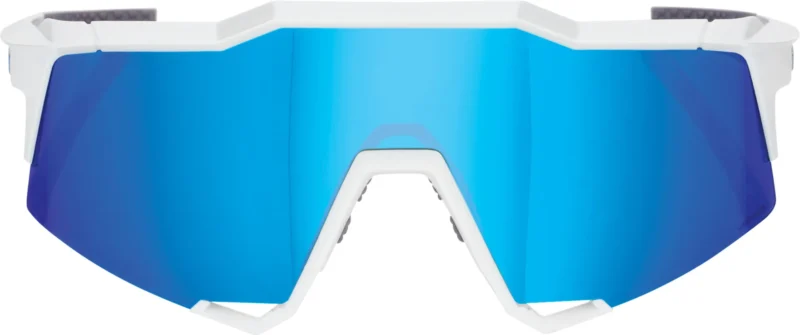 Brille Speedcraft Matte White-HiPER Blue Multilayer Mirror Lens