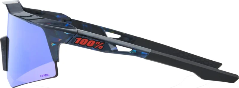 Brille Speedcraft XS -Black Holographic -HiPER Blue Multilayer Mirror Lens