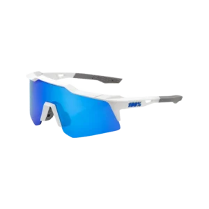 Brille Speedcraft XS Matte White-Blue Multilayer Mirror Lens
