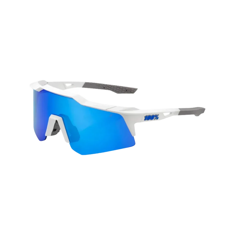 Brille Speedcraft XS Matte White-Blue Multilayer Mirror Lens