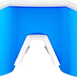 Brille Speedcraft XS Matte White-Blue Multilayer Mirror Lens