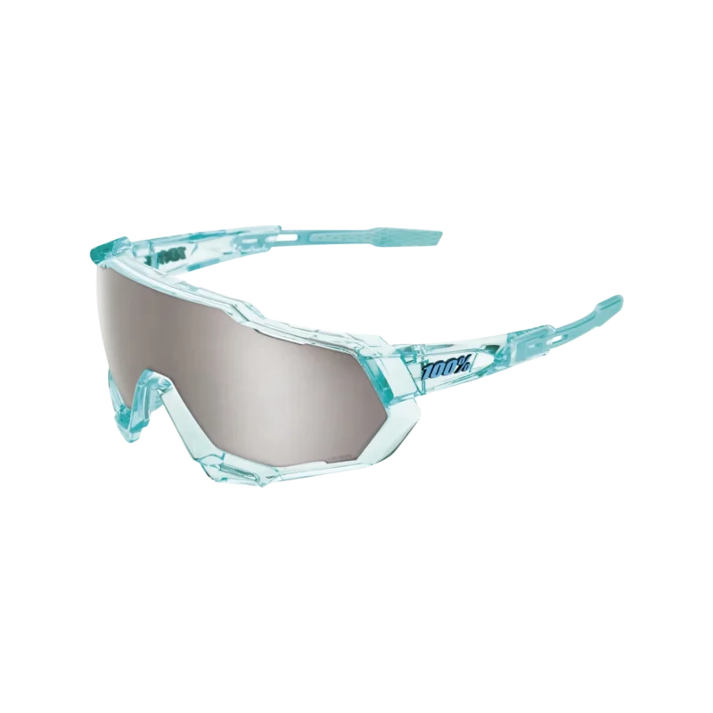 Brille Speedtrap Polished Translucent Mint-HiPER Silver Mirror Lens