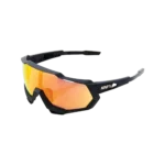 Brille Speedtrap Soft Tact Black-HiPER Red Multilayer Mirror Lens