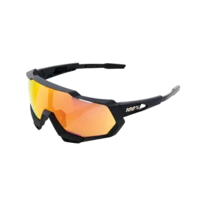 Brille Speedtrap Soft Tact Black-HiPER Red Multilayer Mirror Lens
