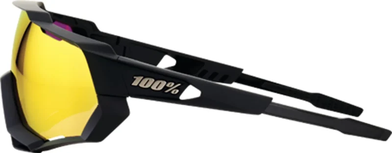 Brille Speedtrap Soft Tact Black-HiPER Red Multilayer Mirror Lens
