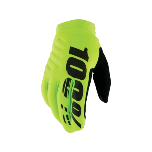 Brisker Youth Gloves - Fluo Yellow