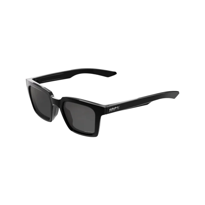 Erba Polished Black - Grey Polarized  Lens