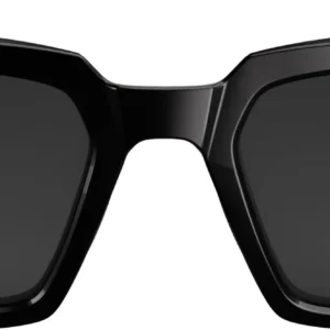 Erba Polished Black - Grey Polarized  Lens